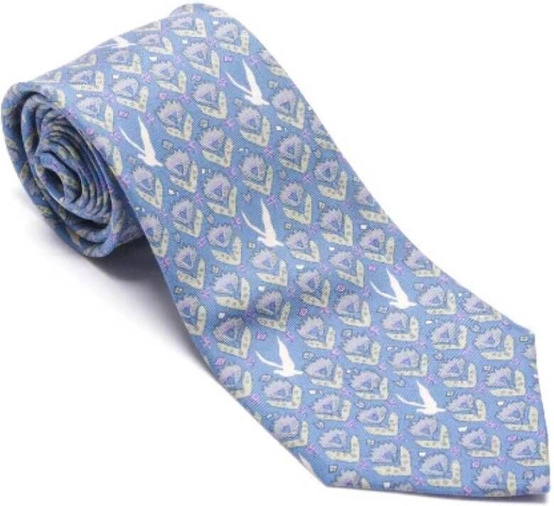 Hermès Vintage Tweedehands accessoire Blauw Dames