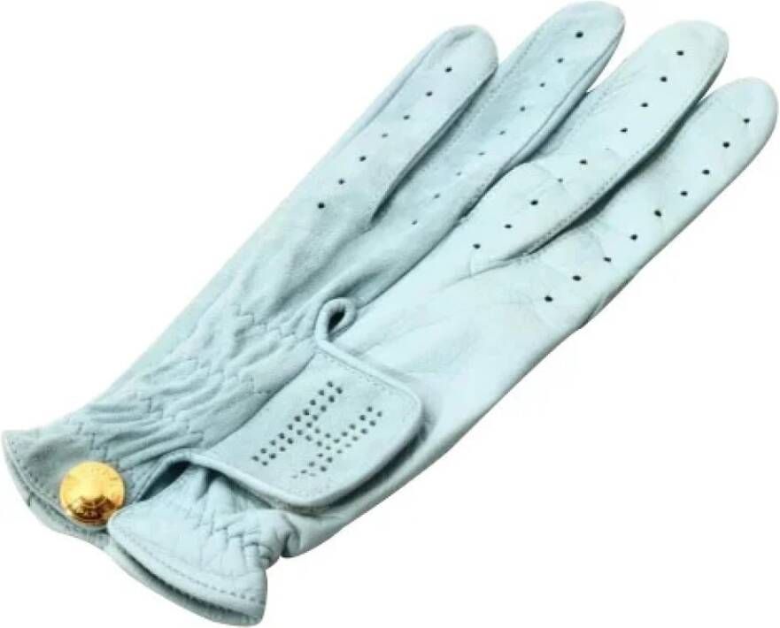 Hermès Vintage Tweedehands accessoire Blauw Dames