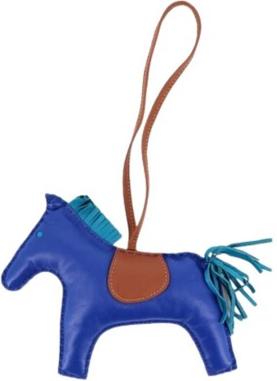 Hermès Vintage Tweedehands accessoire Blauw Dames