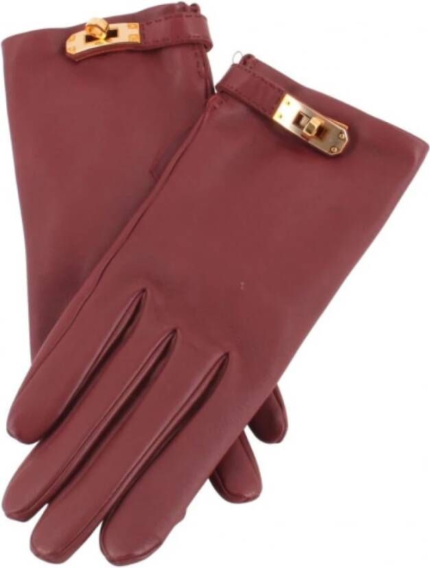 Hermès Vintage Tweedehands accessoire Bruin Dames