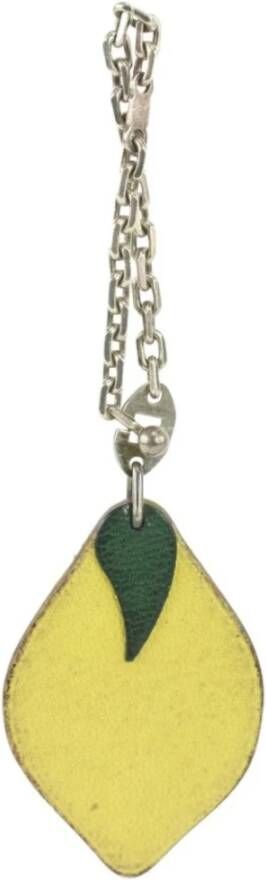 Hermès Vintage Tweedehands accessoire Yellow Dames