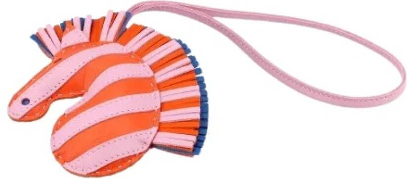 Hermès Vintage Tweedehands accessoire Oranje Dames
