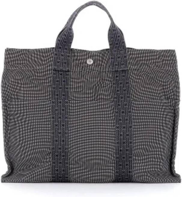 Hermès Vintage Tweedehands draagtas Blauw Dames