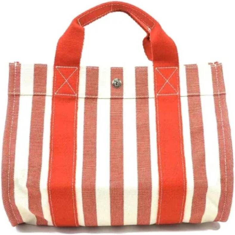 Hermès Vintage Tweedehands handtas Oranje Dames