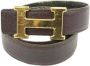 Hermès Vintage Tweedehands riem Bruin Dames - Thumbnail 1