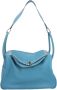 Hermès Vintage Tweedehands schoudertas Blauw Dames - Thumbnail 1