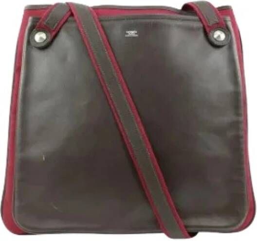 Hermès Vintage Tweedehands schoudertas Bruin Dames
