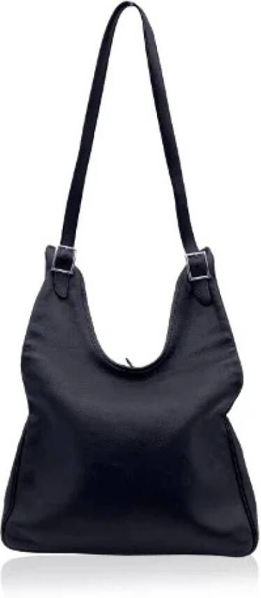 Hermès Vintage Tweedehands schoudertas Zwart Dames