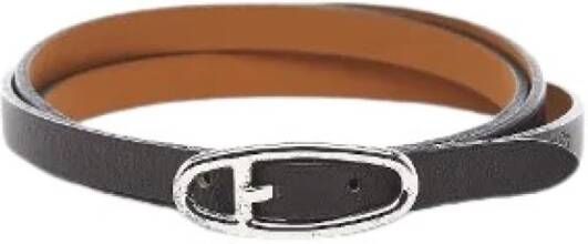 Hermès Vintage Tweedehands sieraden Bruin Dames