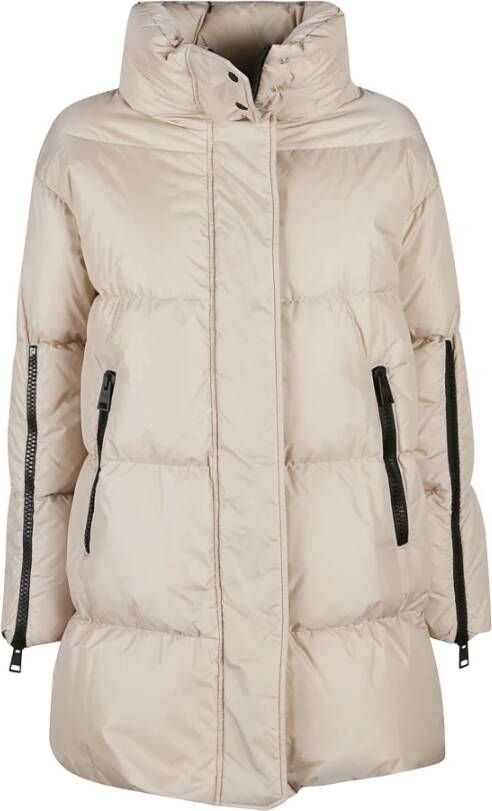 Herno A-Shape Chamonix Jas Beige Dames