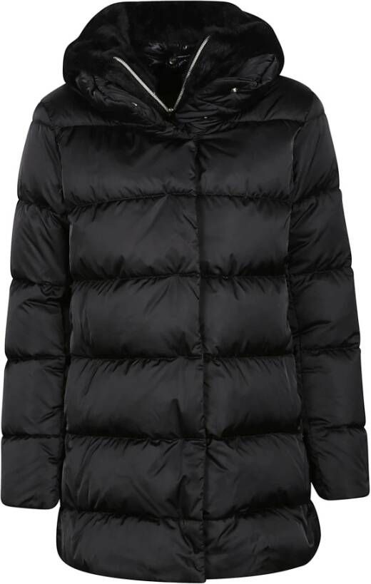 Herno A-Shape Donsjas 9300 Nero Zwart Dames