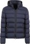 Herno Blauwe Gewatteerde Jas Blauw Heren - Thumbnail 1