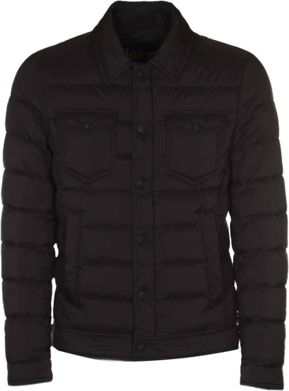 Herno Blauwe Jassen Blauw Heren
