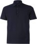 Herno Casual Crepe Polo Shirt Blauw Heren - Thumbnail 1