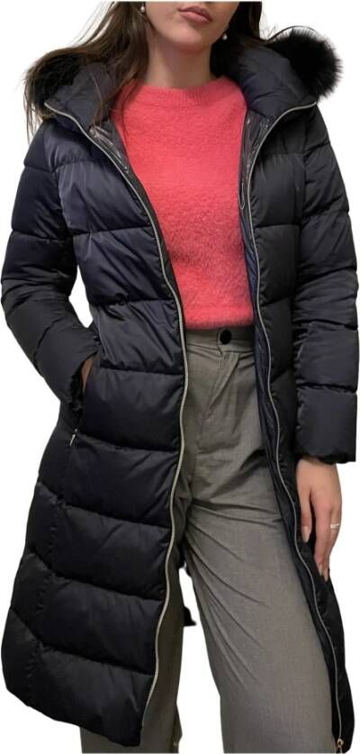 Herno Down Coats Blauw Dames