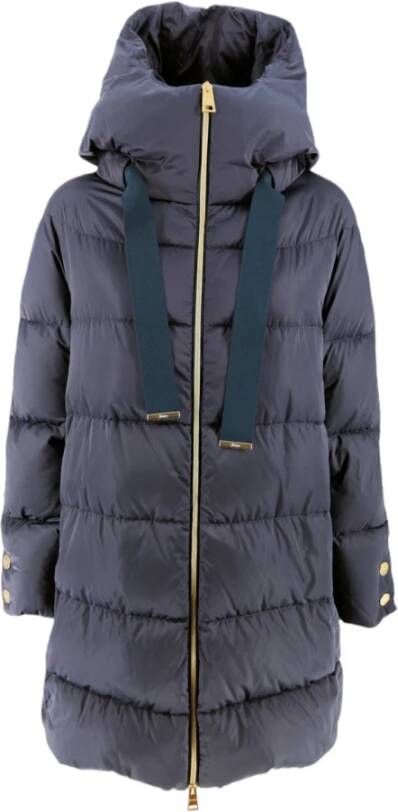 Herno Down Coats Blauw Dames