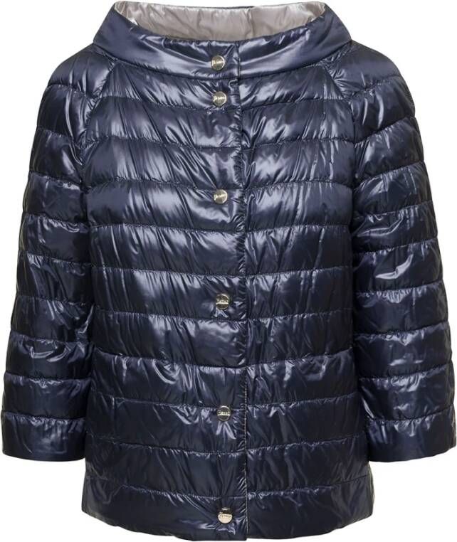 Herno Down Jackets Blauw Dames