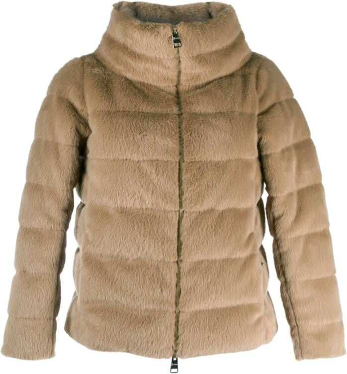 Herno Down Jackets Beige Dames