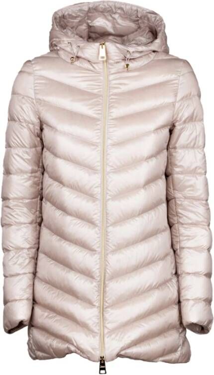 Herno Gewatteerde Ultralichte Donsjas Beige Dames