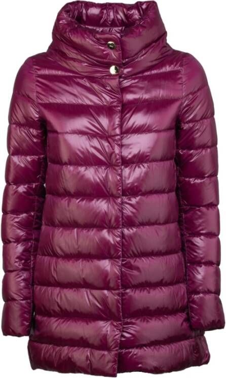 Herno Down Jackets Paars Dames