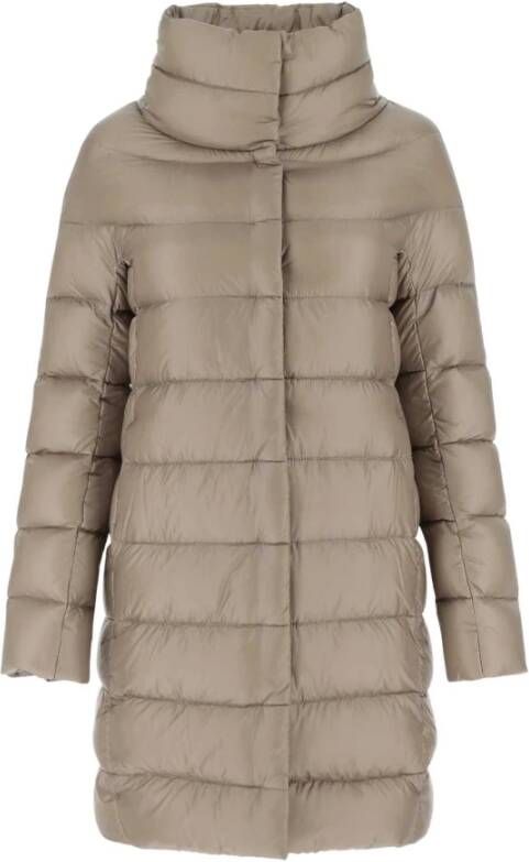 Herno Gezellige Dove Grey Dora Donsjas Grijs Dames
