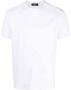 Herno Heren T-shirt met korte mouwen in wit met zwart logo White Heren - Thumbnail 1