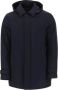 Herno Waterdichte Marineblauwe Shell Donsjas met Capuchon Blauw Heren - Thumbnail 1