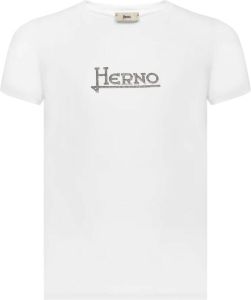 Herno Jg0013D520091000 Other Materials T-Shirt Wit Dames