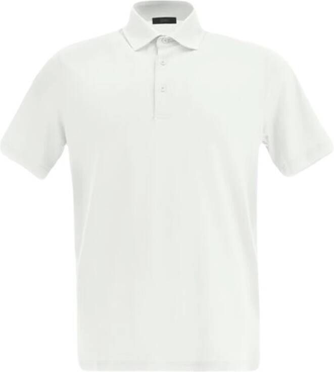Herno Klassieke Polo Shirt voor Heren White Heren