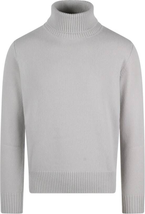Herno Klassieke Turtleneck Sweater Grijs Heren