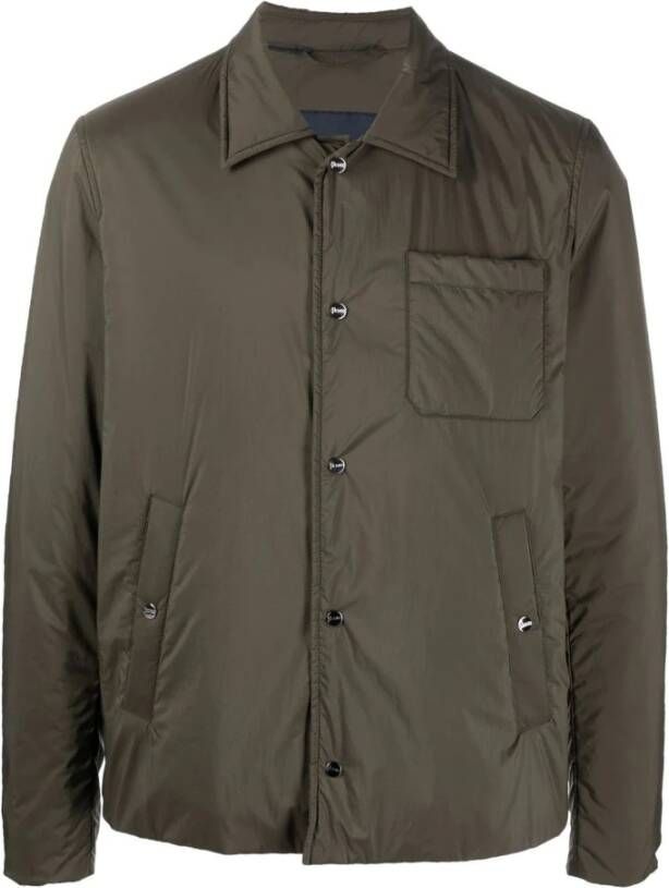 Herno Lichte Jas Collectie Groen Heren