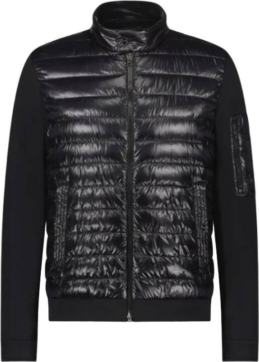 Herno Upgrade je buitenkledingcollectie met een stijlvolle en warme lichte jas Black Heren