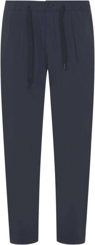 Herno Men& Clothing Trousers Blue Ss23 Blauw Heren
