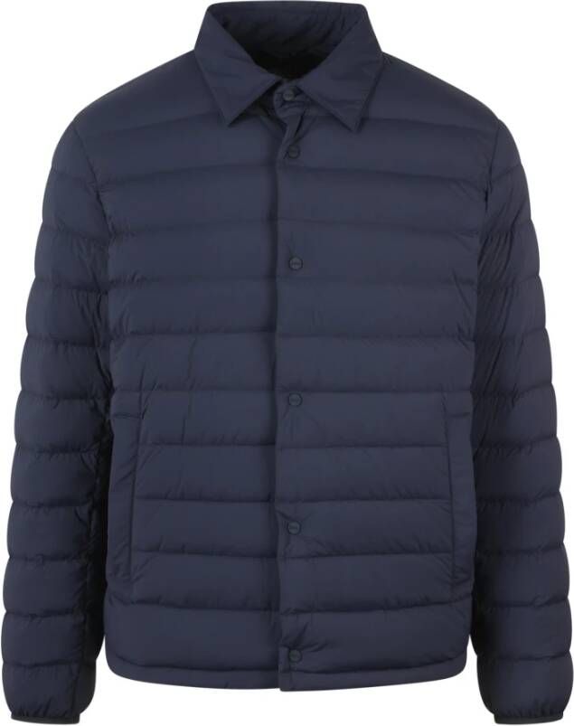 Herno Opvouwbare donsjas met Boudìn-quilting Blauw Heren