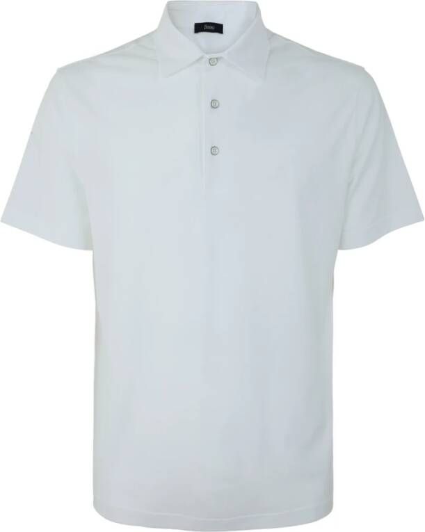 Herno Polo Shirt Wit Heren