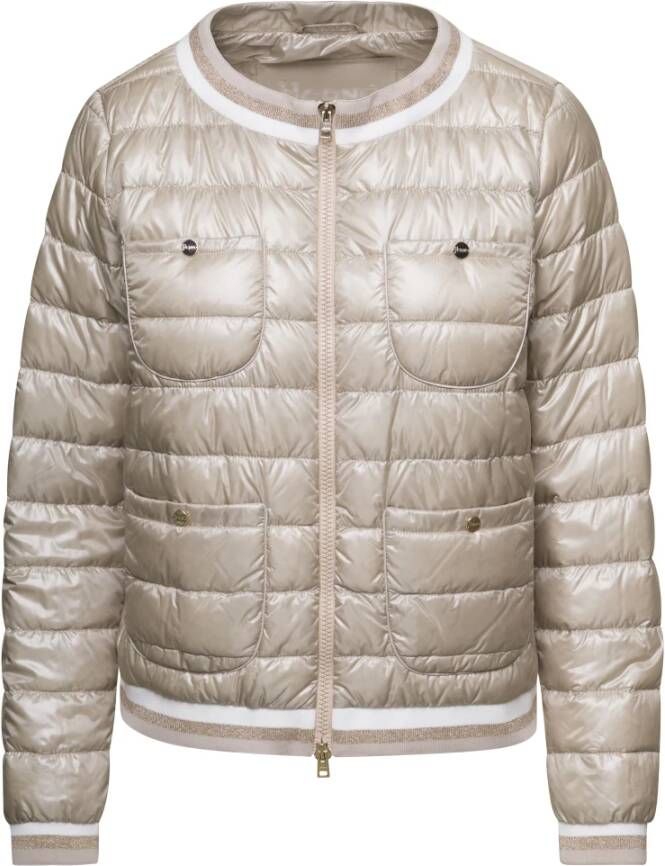 Herno Puffer Jacket Beige Dames