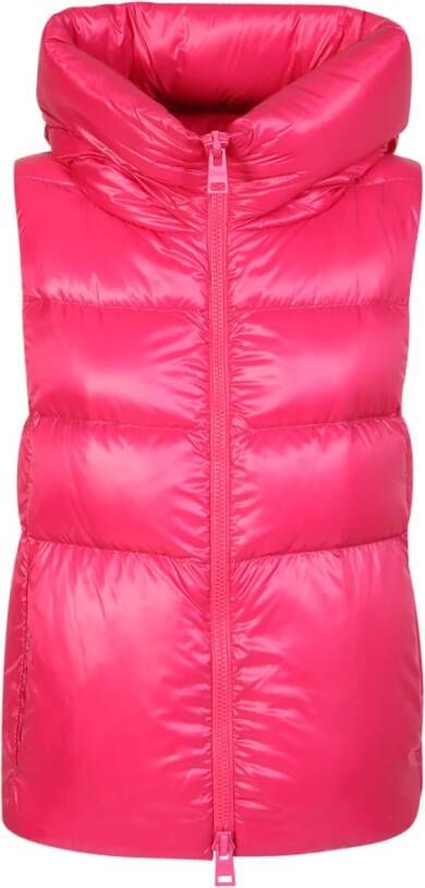Herno Roze Gewatteerd Vest voor Dames Roze Dames