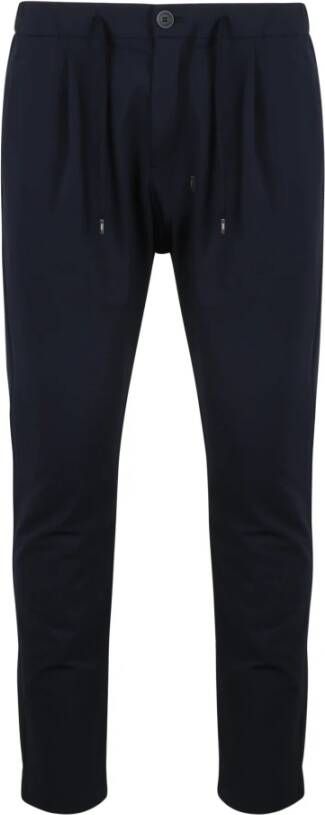 Herno Sportieve Tech Stoffen Broek Blauw Heren