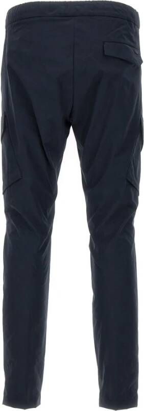 Herno Straight Trousers Blauw Heren