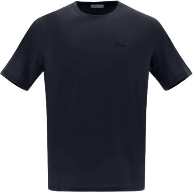 Herno Blauw Upgrade Katoenen T-shirt voor Heren Blauw Heren
