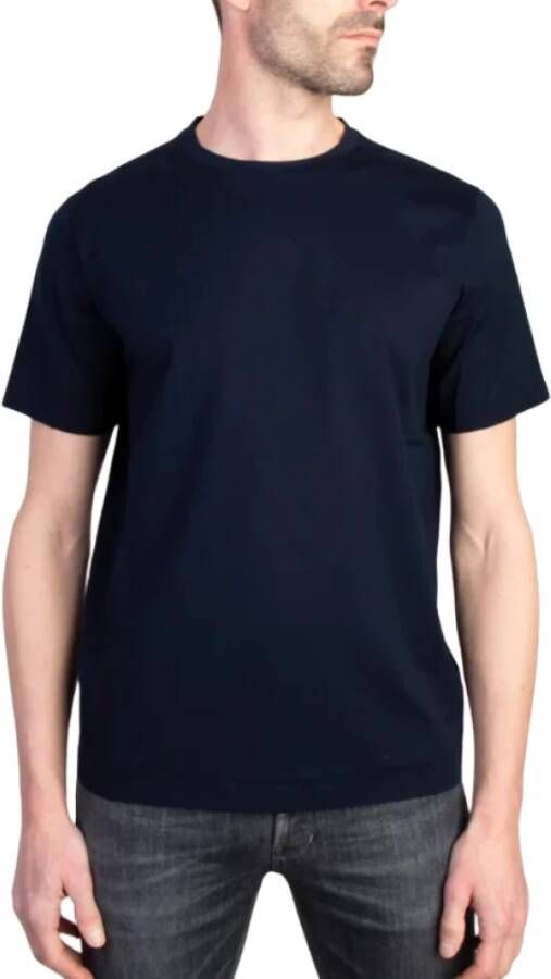 Herno Heren Stretch Jersey T-Shirt Black Heren