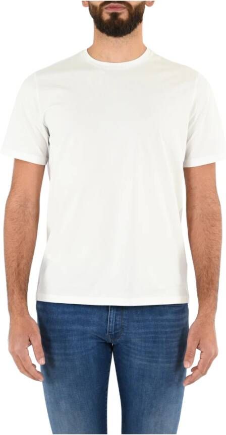 Herno Stretch katoenen T-shirt voor heren White Heren