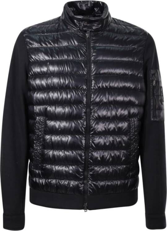 Herno Upgrade je buitenkledingcollectie met een stijlvolle en warme lichte jas Zwart Heren