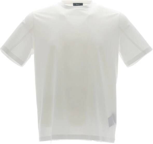 Herno Veelzijdig Katoenen Stretch T-shirt White Heren