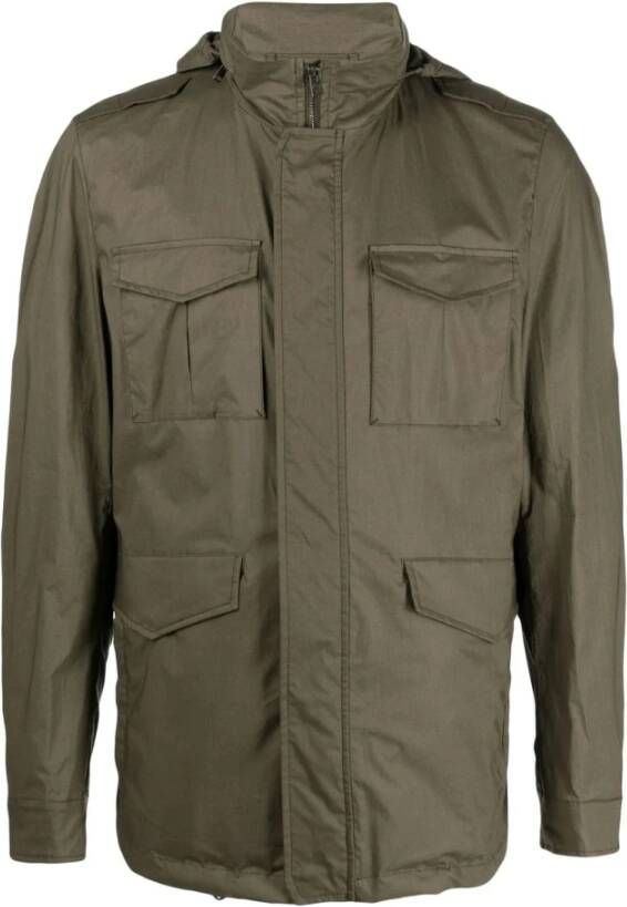 Herno Veelzijdige Field Jacket Groen Heren