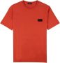 Herno Verwijderbare Patch Katoenen T-Shirt Rood Heren - Thumbnail 1