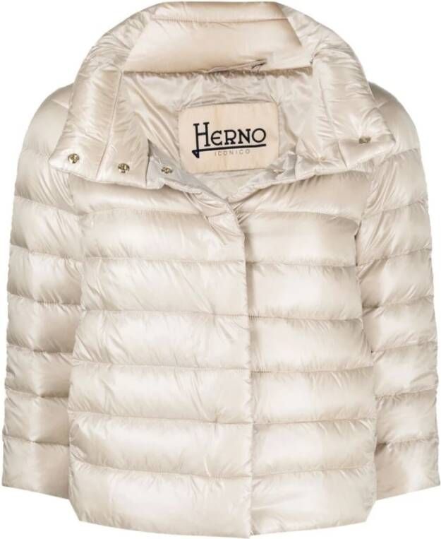 Herno Winter Jackets Beige Dames