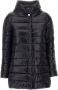 Herno Stijlvolle Zwarte A-Shape Amelia Donsjas Black Dames - Thumbnail 1