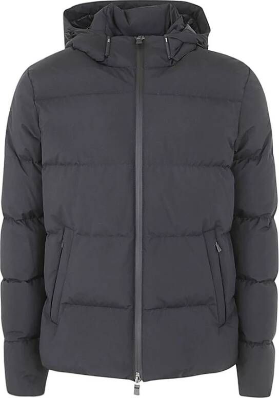 Herno Zwarte Windstopper Gore Bomber Jas Zwart Heren
