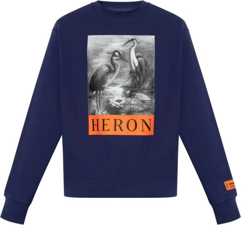 Heron Preston Bedrukte sweatshirt Blauw Heren